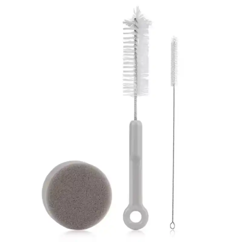 3pcs Cats Water Fountains Brushes Sponges Pet Drinking Dispenser Cleaning Kits for Pet Dogs Cats Water